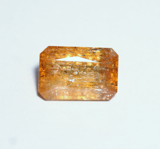 Imperial Topaz 14.1ct Ouro Preto, Brazil, Natural Untreated Rare Orange Topaz 16x11mm