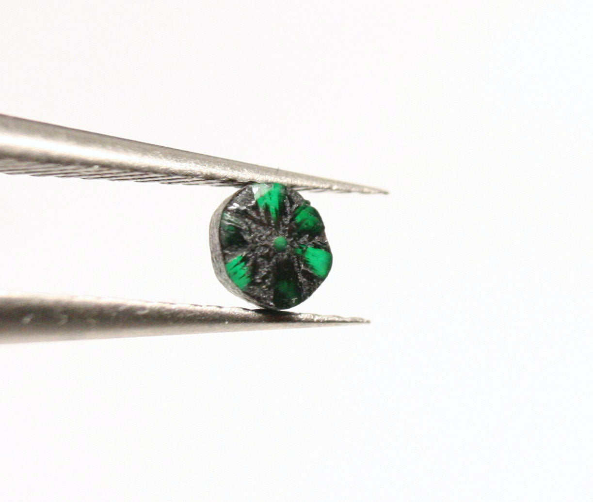 Colombian Trapiche Emerald 0.29ct Stunning Rare Natural Emerald - 4x3mm