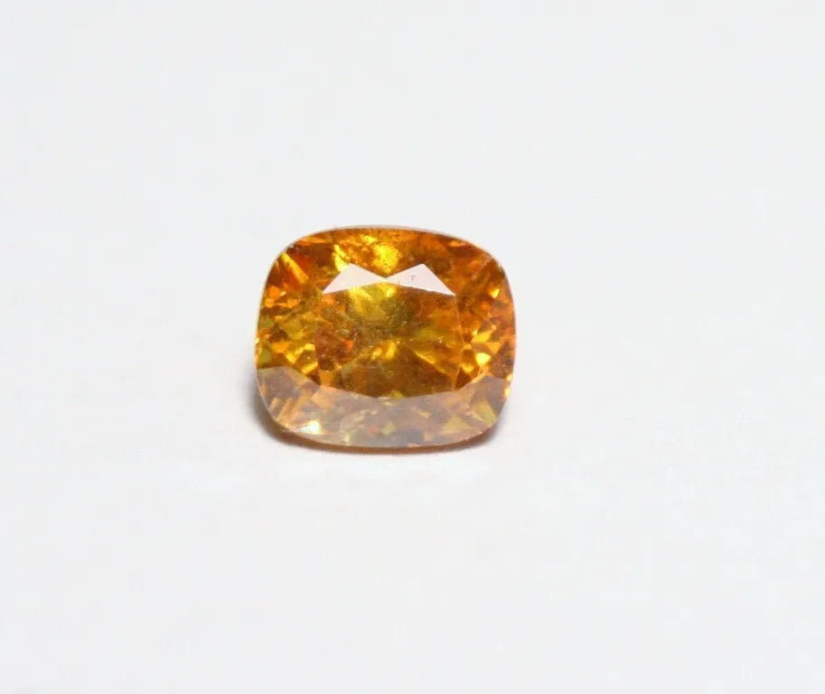 Sphalerite 0.93ct Vibrant Cushion Cut Gemstone Spain Natural Gem Sphalerite 6x5mm