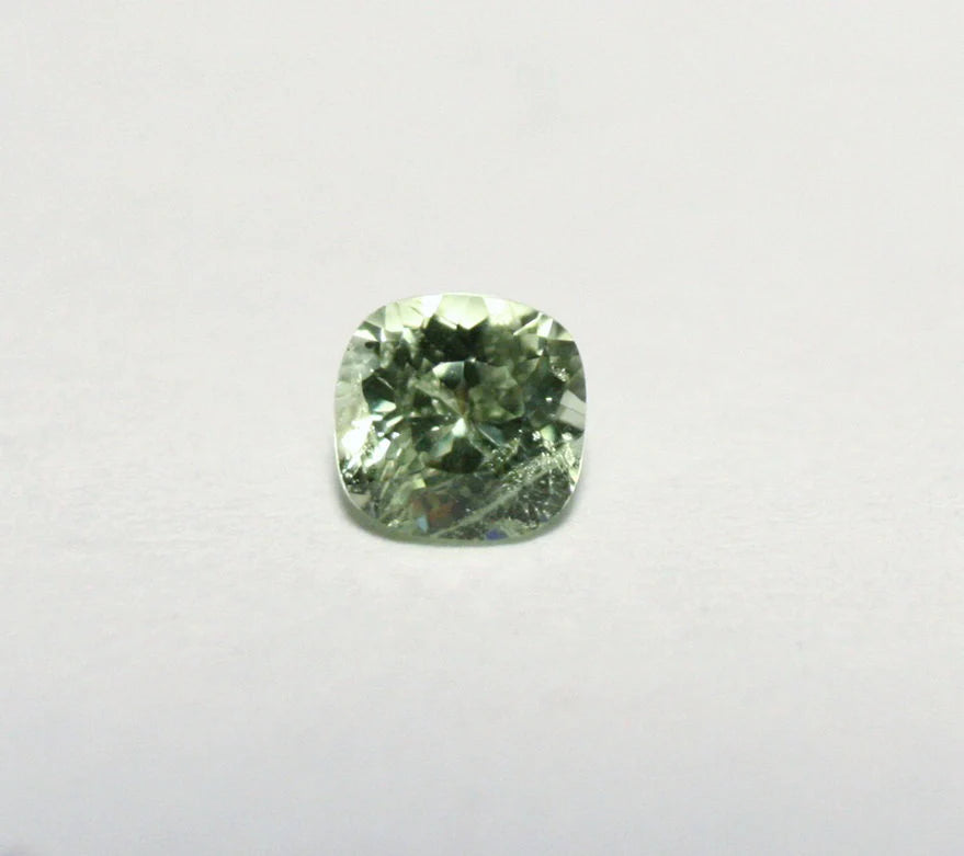 Merelani Mint Grossular Garnet 0.36ct Rare Faceted Garnet Fluorescent Gem 4x4mm