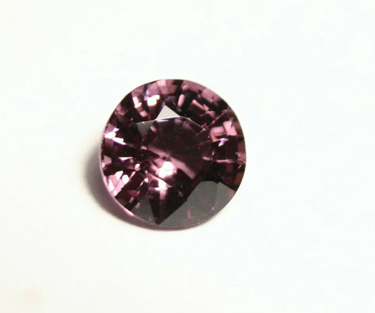 Mahenge Purple Spinel 1.58ct Clean Fine Scintillating Round Cut Gem Tanzania 7x7mm