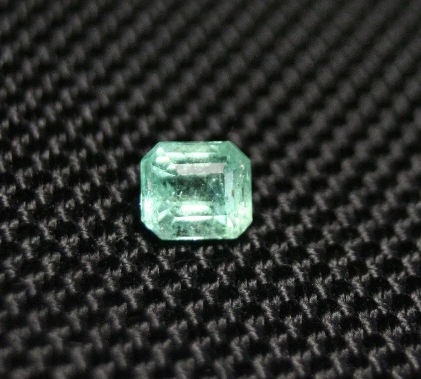 Panjshir Valley Emerald 0.78ct Rare Natural Emerald Cut Afghan Emerald 6x5mm