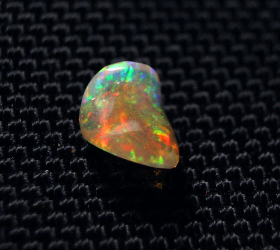 Rare Mexican Contraluz Precious Opal 1.67ct Stunning Rutile Water Opal 10x8mm Video