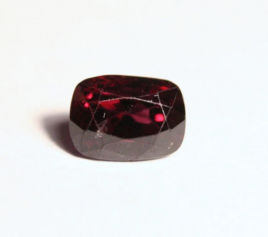 Burmese Antique Noble Red Spinel 1.73ct Beautiful Rare Cushion Cut Gem 7x5mm