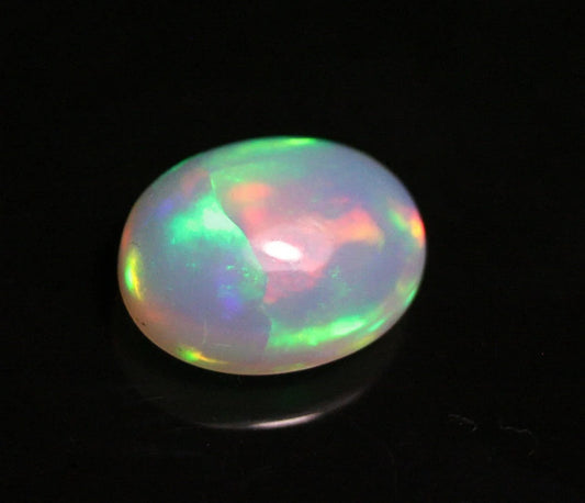 Welo Crystal Opal Cabochon 5.3ct Neon BroadFlash AAA Opal  See Video  14x11mm