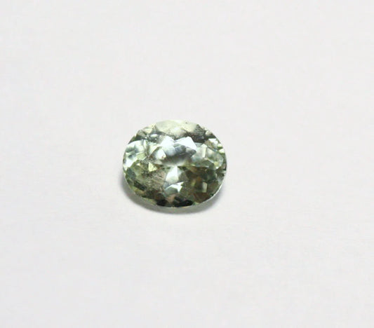 Merelani Grossular Garnet 0.41ct Rare Near Colourless Leuco Garnet 5x4mm