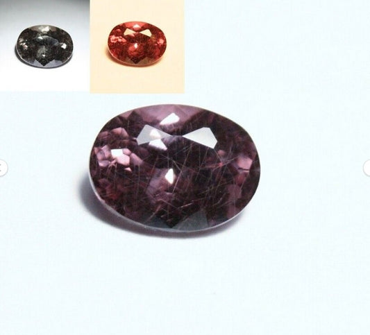 Colour Change Garnet 1.17ct Oval Cut Rare Scintillating Gem Tanzania 7x5mm AAA