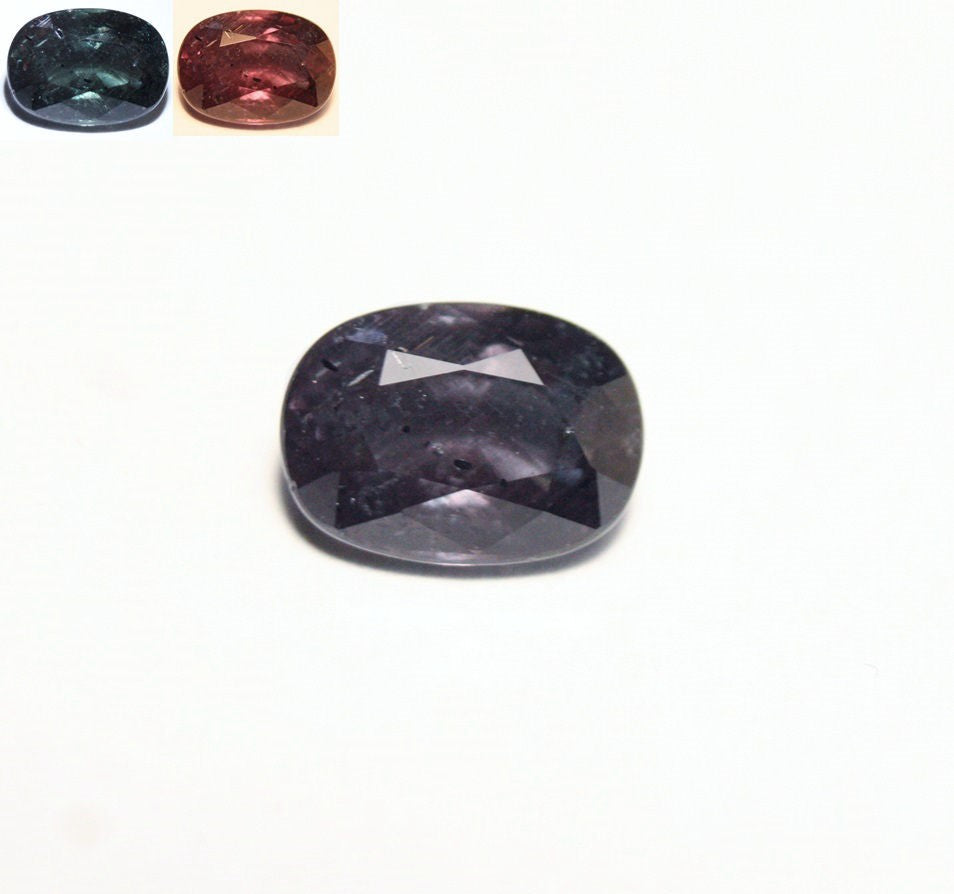 Deep Indigo Colour Change Garnet 2.1ct Kenya Taita Ultra Rare Stunning Gem 8x6mm