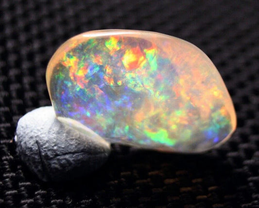 Rare Mexican Contraluz Precious Opal 4ct Stunning Rutile Water Opal See Video