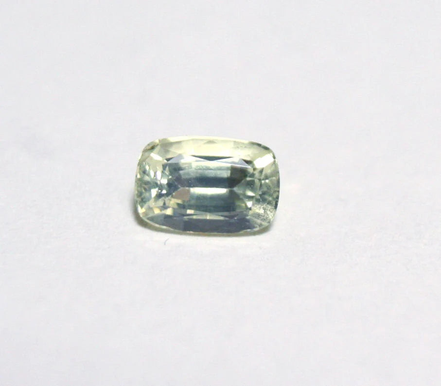 Rare Near Colourless Chrysoberyl 0.63ct Rare Faceted Gem, Myanmar 6x4mm