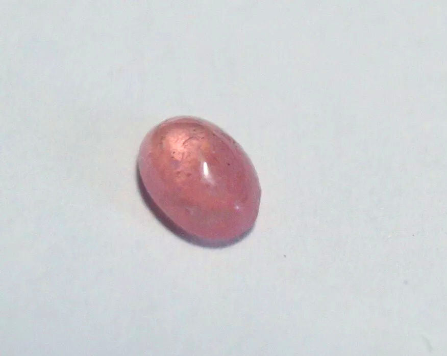 Pezzottaite Cabochon 0.17ct Ultra Rare Neon Raspberry Beryl Madagascar 4x3mm