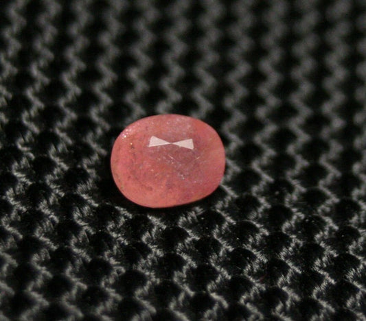 Pezzottaite 0.4ct Ultra Rare Neon Raspberry Beryl Madagascar 5x4mm