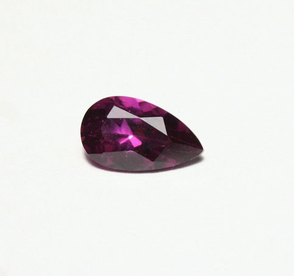 Mozambique Grape Garnet 1ct Top Purple Garnet Scintillating Pear Cut 8x5mm