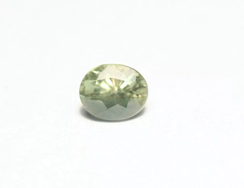 Green Burmese Chrysoberyl 0.58ct Beautiful Custom Oval Cut Gem 4x3mm