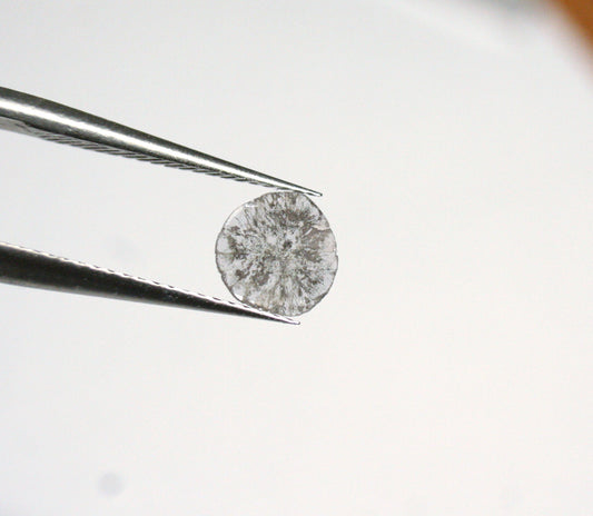 Diamond Slice 0.22ct Salt & Pepper Polki Natural Diamond South Africa 6x6mm