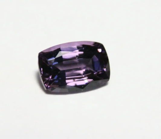 Vivid Purple Spinel 0.57ct Fine Cushion Cut Natural Spinel Mahenge 5.8x4mm