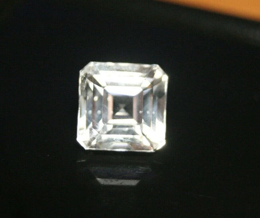 Colourless Danburite 3.22ct Custom Cut Brilliant Cushion - Mexico 8x8mm