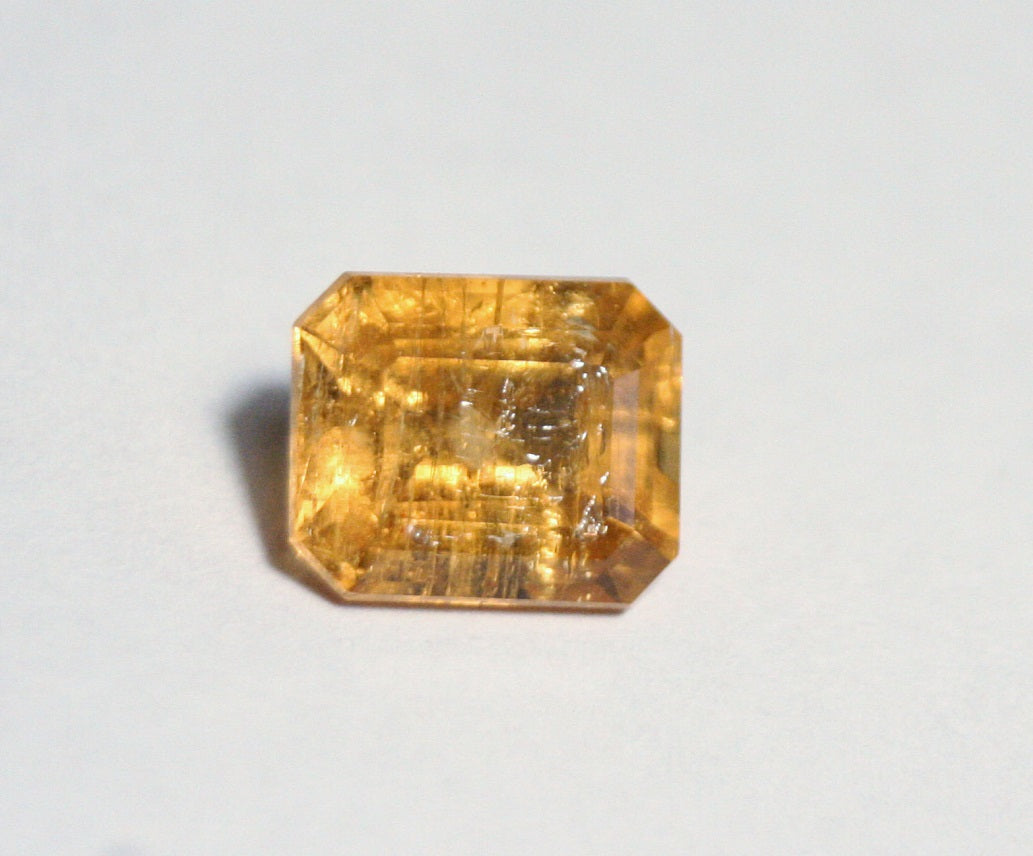 Imperial Topaz 4.49ct Ouro Preto, Brazil, Natural Untreated Rare Orange Topaz 10x8mm