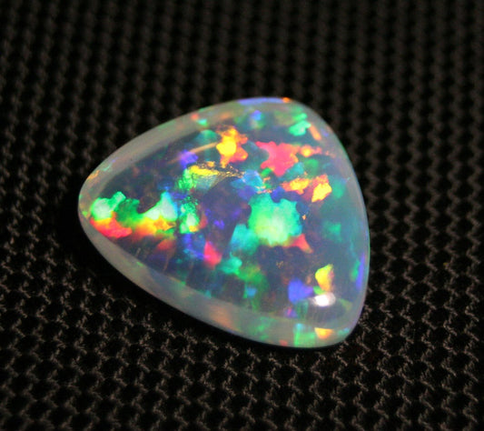 Welo Crystal Opal Cabochon 16.8ct Rainbow Mosaic Natural Water Clear Opal Video