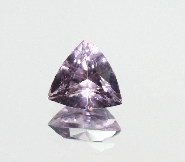 Mahenge Pink Spinel 0.78ct Rare Natural Spinel Scintillating Trillion Cut Gem 5.5x5.5mm