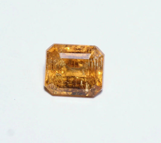 Imperial Topaz 3.9ct Ouro Preto, Brazil, Natural Untreated Rare Orange Topaz 9x8mm