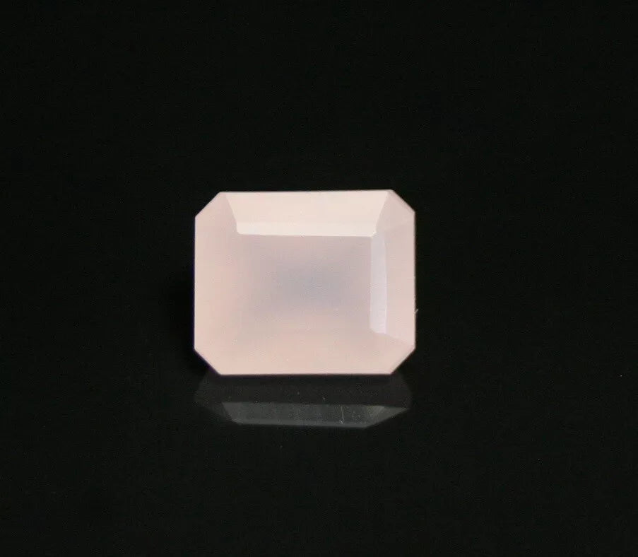 Rare Pink Smithsonite 4.13ct Faceted Translucent Gem Stone 9x7mm Mexico