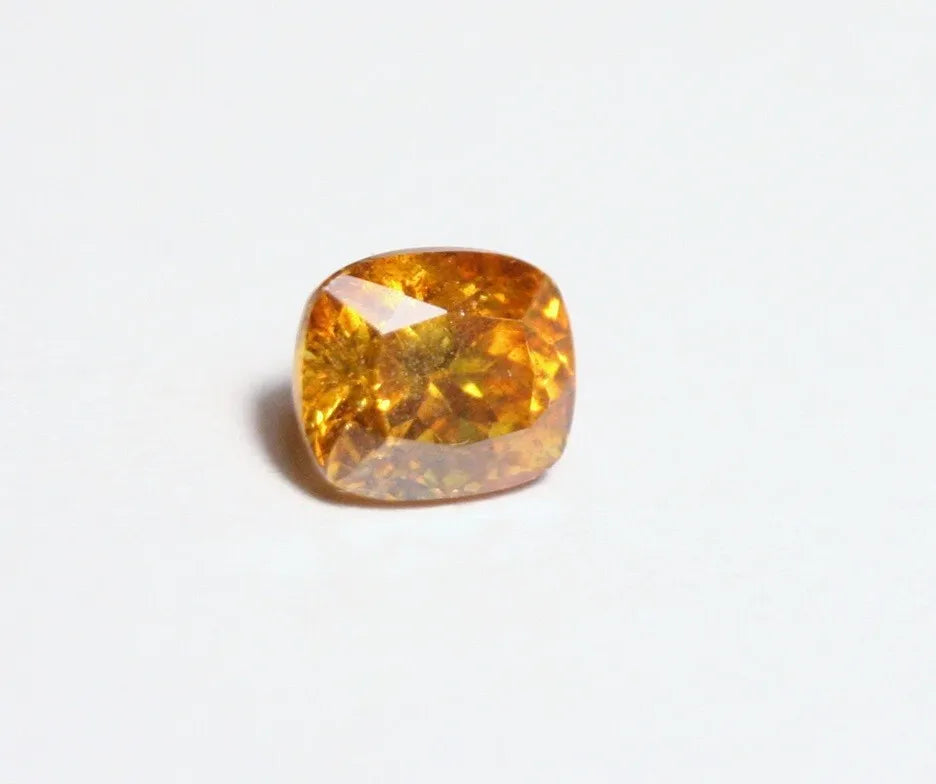 Sphalerite 0.93ct Vibrant Cushion Cut Gemstone Spain Natural Gem Sphalerite 6x5mm