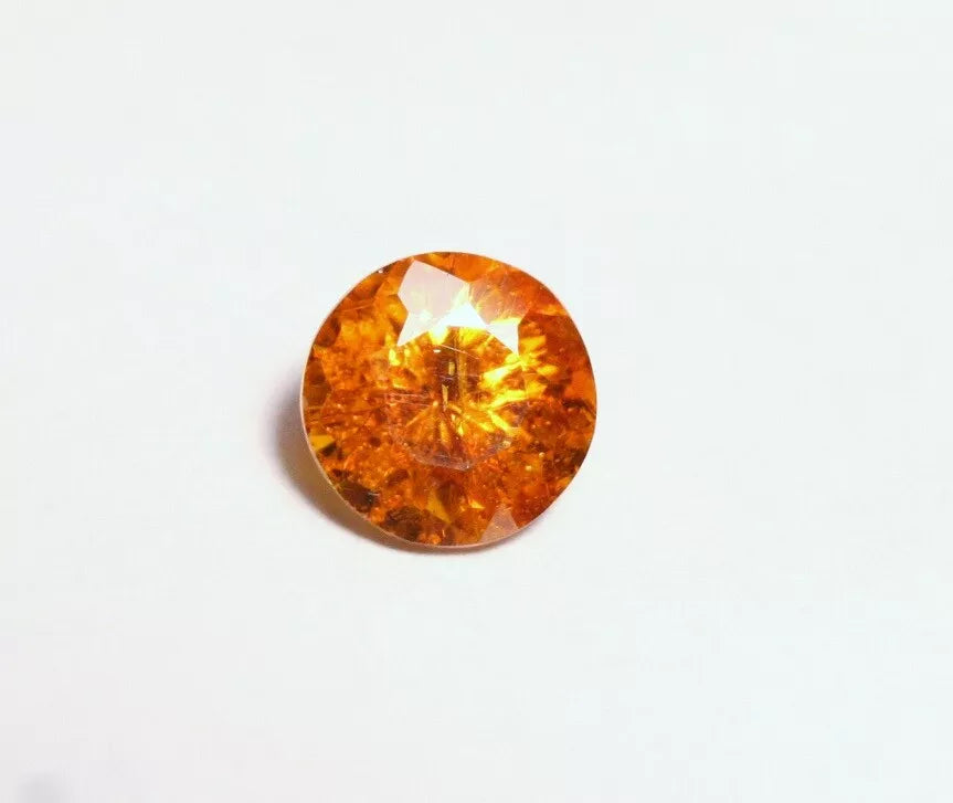 Sphalerite 1.4ct Custom Vibrant Round Cut Gem Spain - Gem Sphalerite 6.5x6.5mm