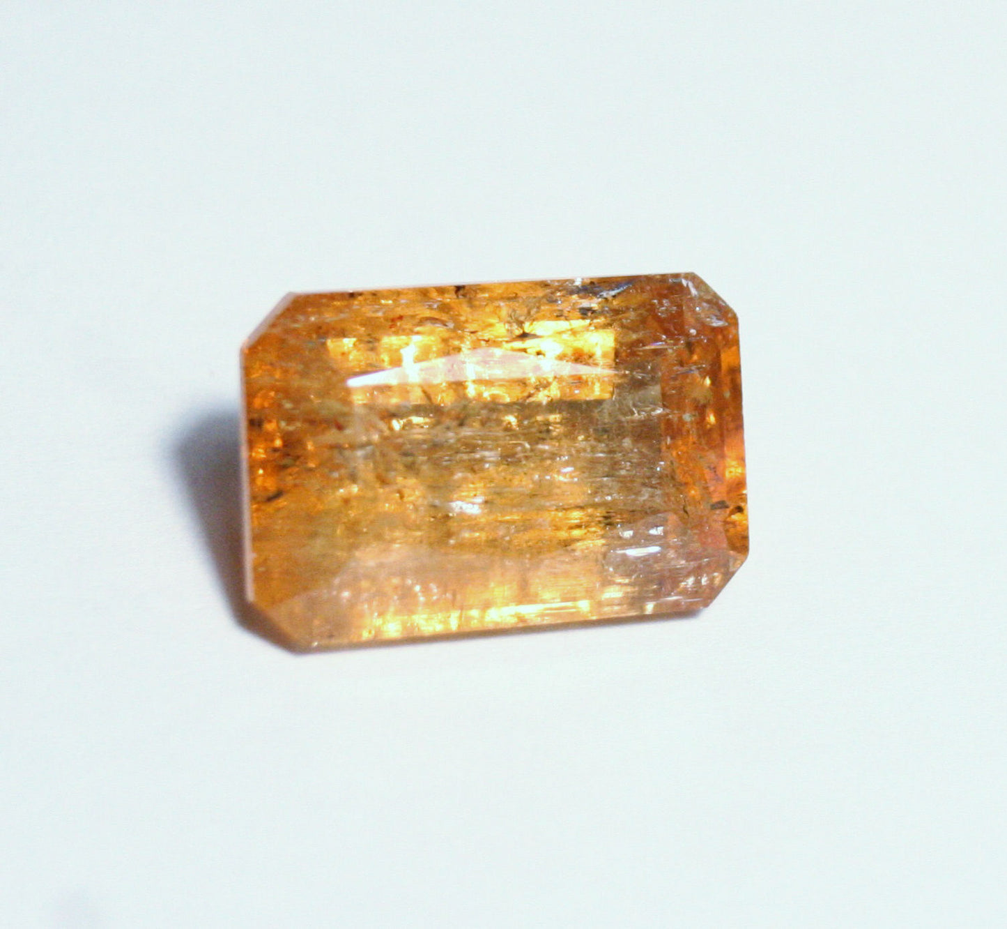 Imperial Topaz 14.1ct Ouro Preto, Brazil, Natural Untreated Rare Orange Topaz 16x11mm