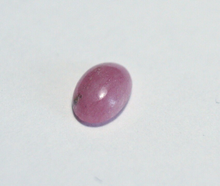 Pezzottaite Cabochon 0.33ct Ultra Rare Raspberry Beryl - Madagascar Pinkish Orange 5.5x4mm