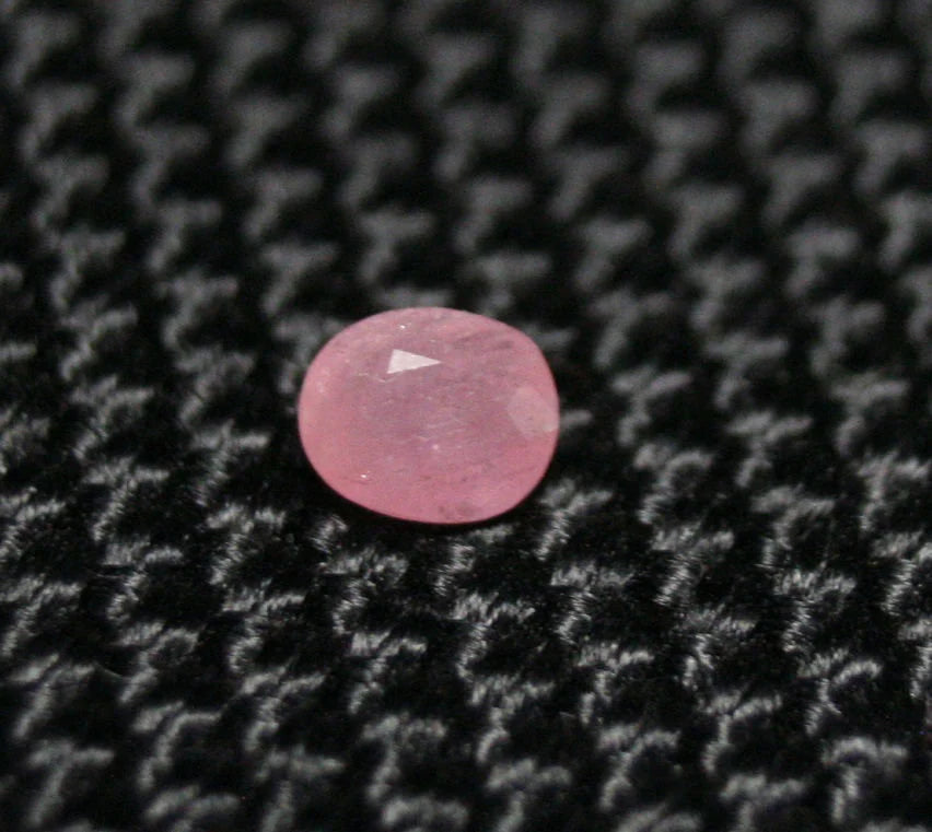 Pezzottaite 0.14ct Ultra Rare Neon Raspberry Beryl Madagascar 4x3mm