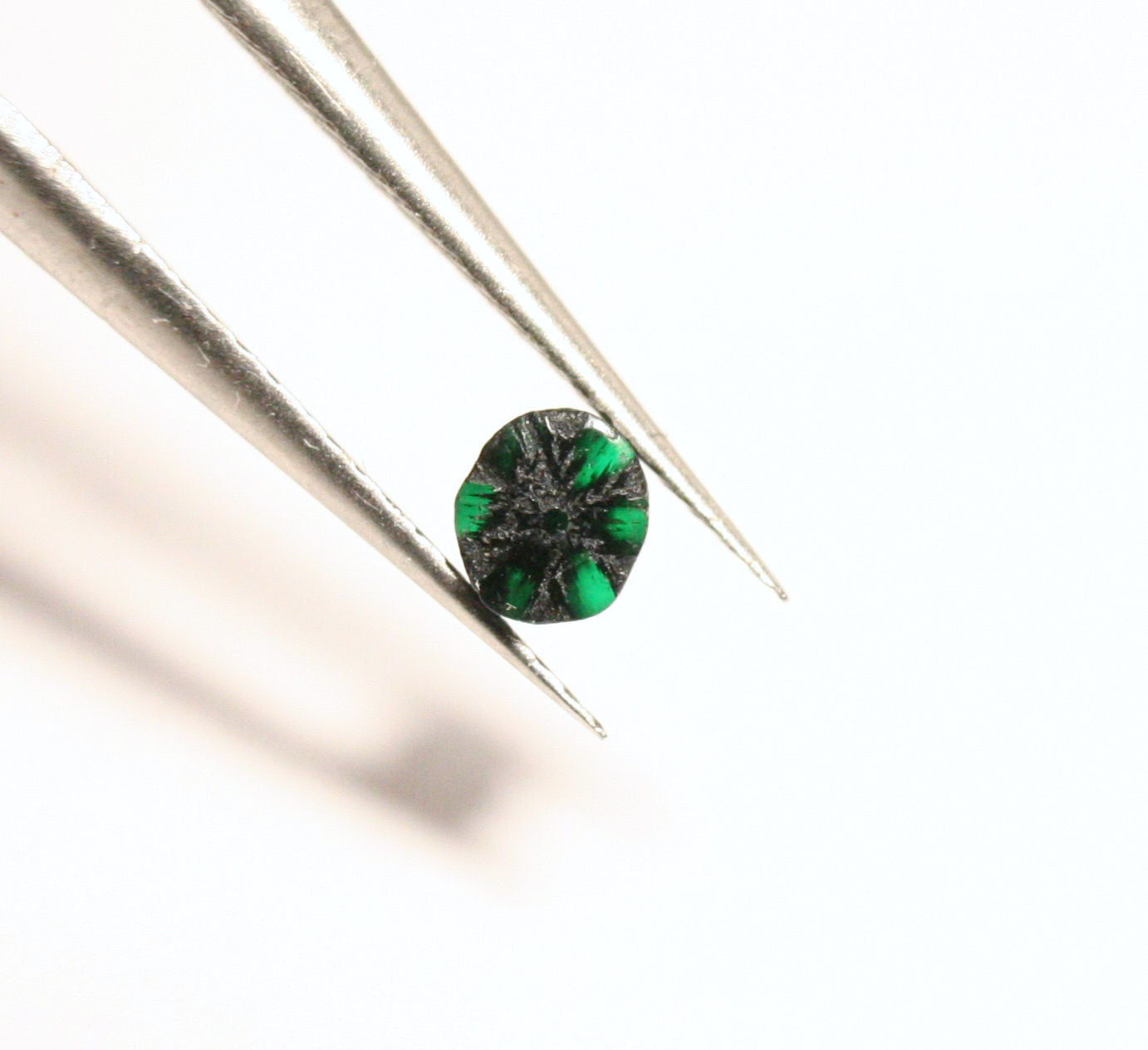 Colombian Trapiche Emerald 0.29ct Stunning Rare Natural Emerald - 4x3mm