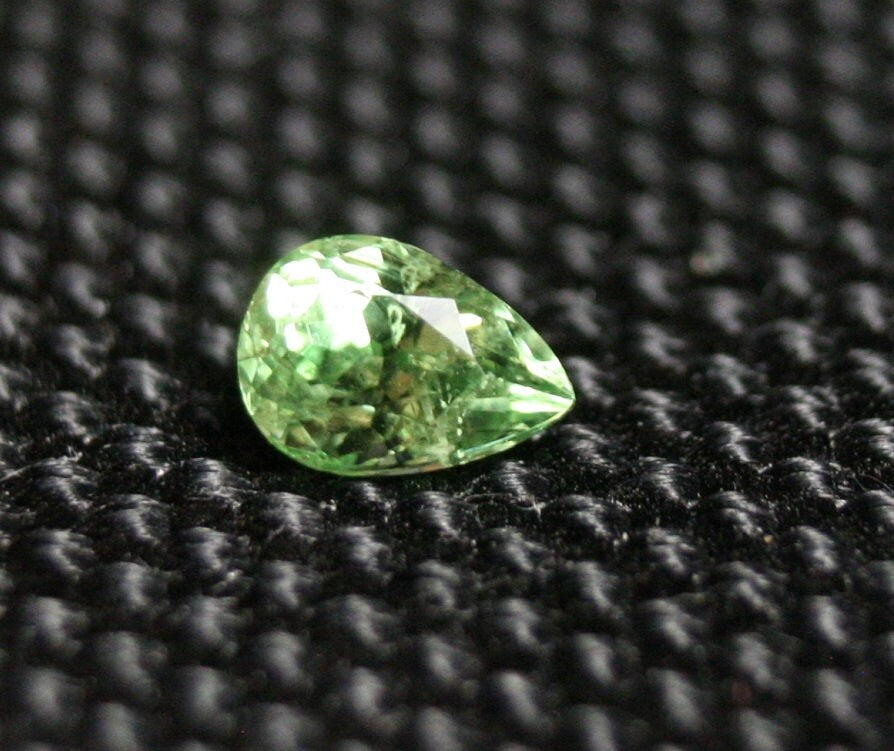 Rare Kornerupine 0.51ct AAA Rare Natural Prismatine Fine Faceted Gem Tanzania, Apple Green 5.5x4mm