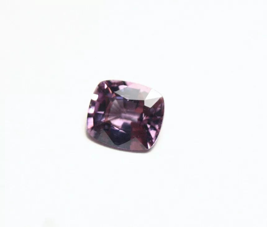 Vivid Purple Spinel 0.93ct Fine Cushion Cut Natural Spinel Mahenge Tanzania 6x5mm