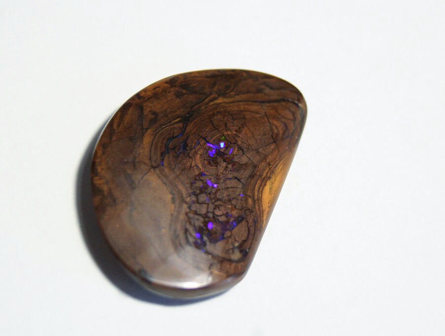 Boulder Opal Cabochon 35ct Koroit Yowah Australia - Neon Veins See Video