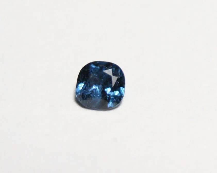 Neon Blue Gahnite Spinel 0.17ct Rare Zinc Bearing Spinel Kaduna Nigeria 3x3mm