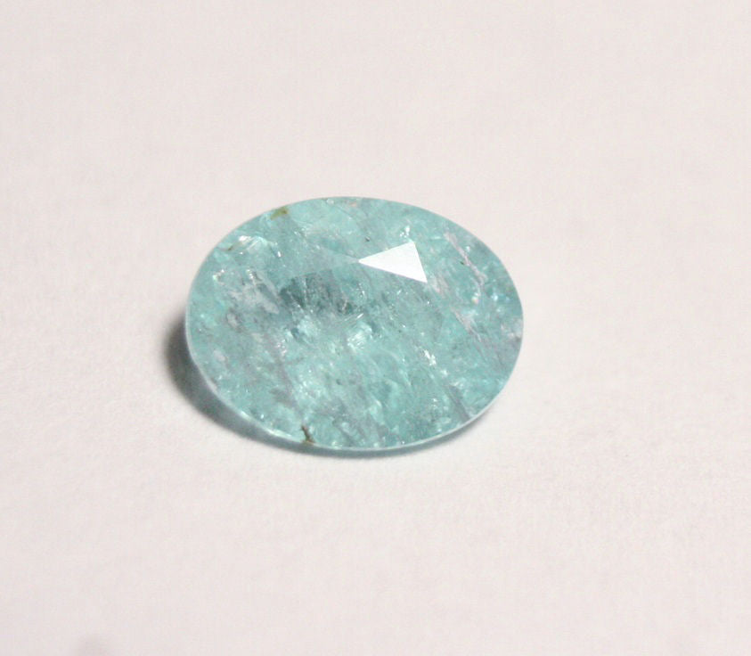 Paraiba Tourmaline 1.43ct Copper Bearing Cuprian Tourmaline Stunning Gem Mozambique 9x6.5mm