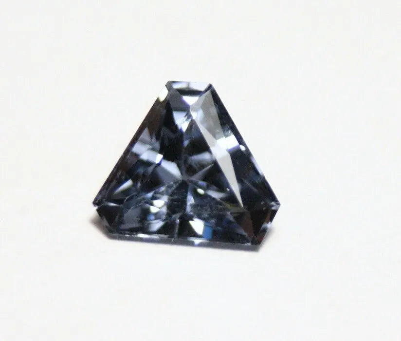 Mahenge Blue Spinel 0.82ct Rare Scintillating Trillion Cut Gem 6x6mm Tanzania