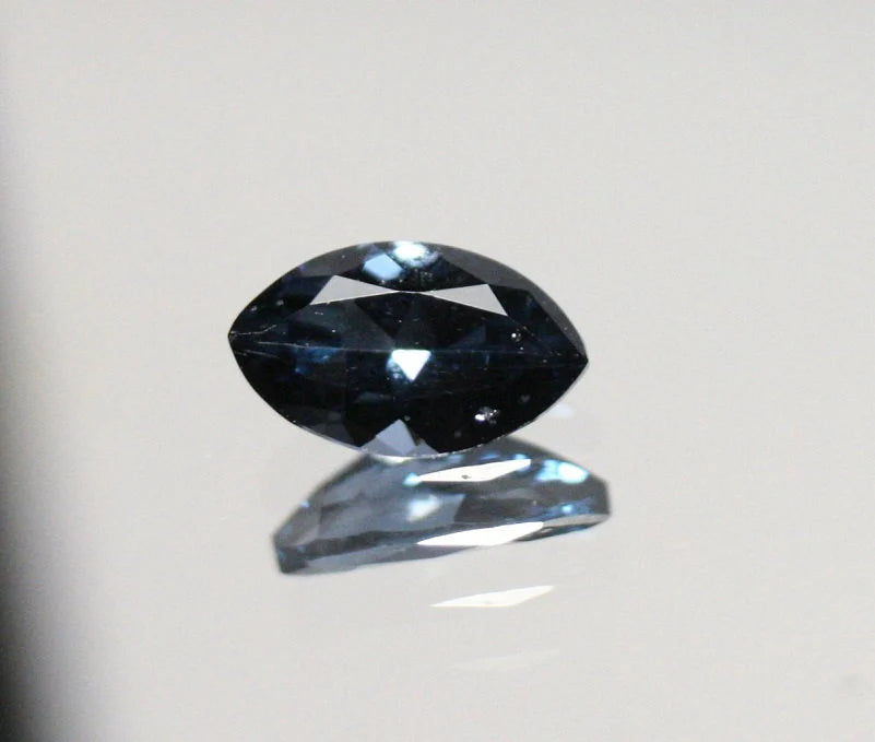 Mahenge Blue Spinel 0.25ct Rare Scintillating Marquise Cut Gem 5.5x3mm AAA Tanzania