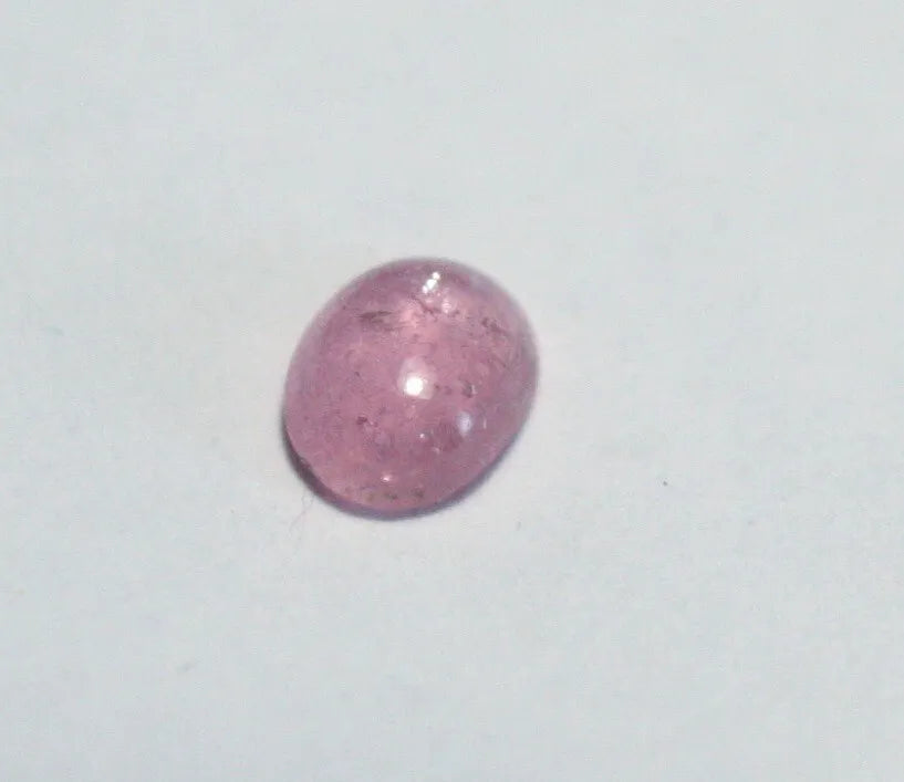 Pezzottaite Cabochon 0.14ct Ultra Rare Neon Raspberry Beryl Madagascar 4x3mm