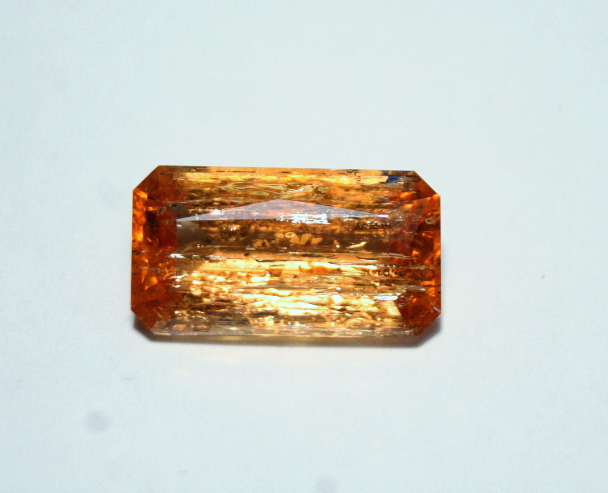 Imperial Topaz 16.5ct Ouro Preto, Brazil, Natural Untreated Rare AAA Topaz 20x11mm