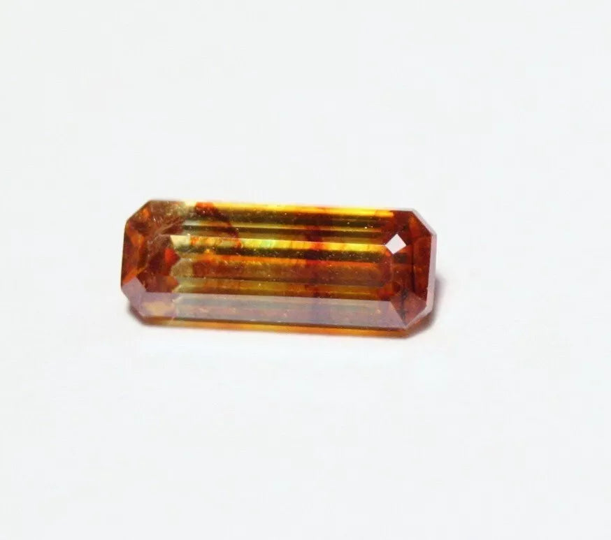 Sphalerite 1ct Vibrant Emerald Cut Gemstone Spain Natural Gem Sphalerite 9x3.8mm