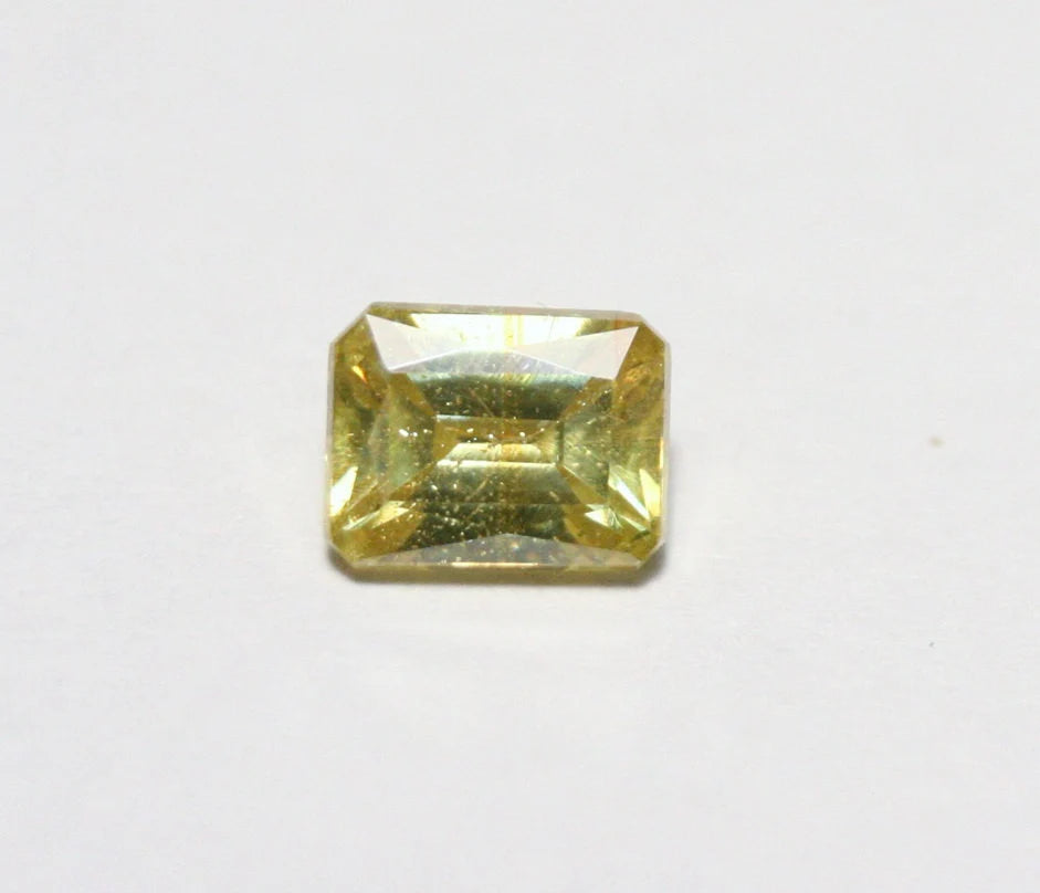 Sphalerite 0.96ct Vibrant Emerald Cut Natural Gem Sphalerite Spain 6x5mm AAA