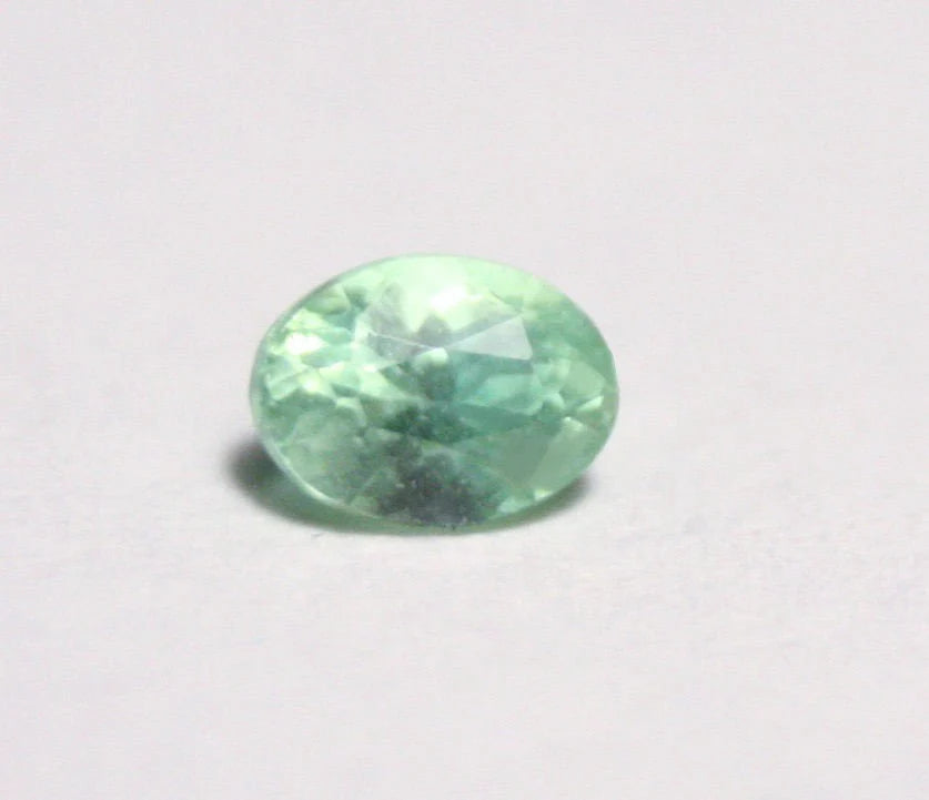 Rare Kornerupine 0.13ct AAA Rare Natural Prismatine Fine Faceted Gem Tanzania, Neon Green 3x2.5mm