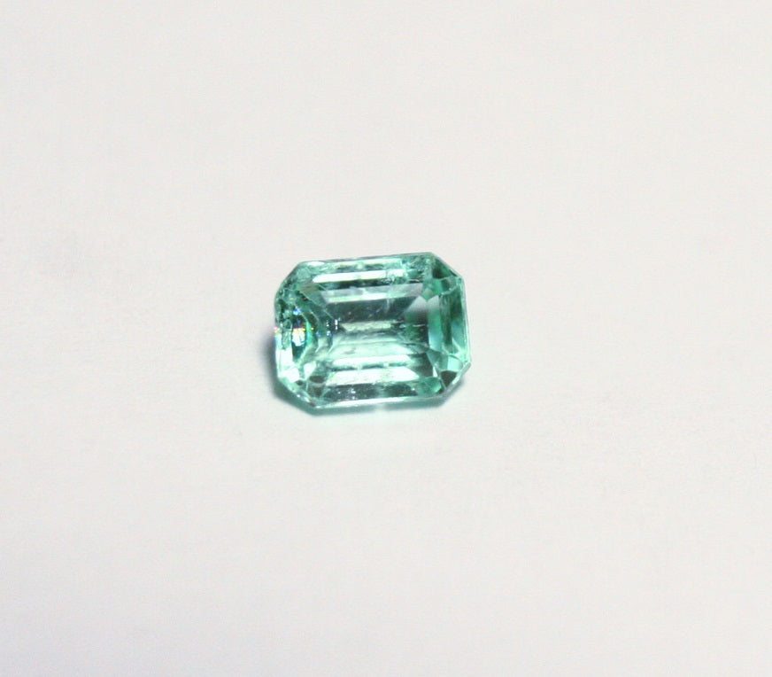 Panjshir Valley Emerald 0.58ct Rare Natural Emerald Cut Genuine Afghan Emerald 5.5x4mm