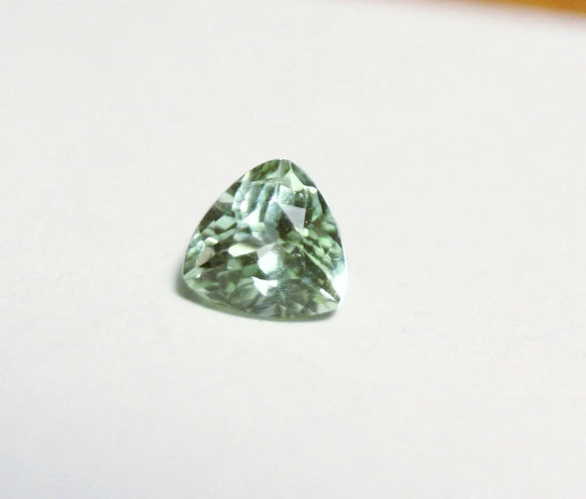 Rare Kornerupine 0.35ct AAA Rare Natural Prismatine Fine Faceted Gem Tanzania, Mint Green 4x4mm