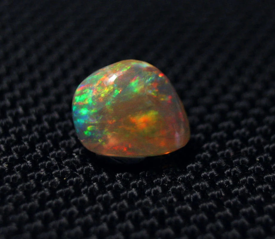 Rare Mexican Contraluz Precious Opal 1.67ct Stunning Rutile Water Opal 10x8mm Video