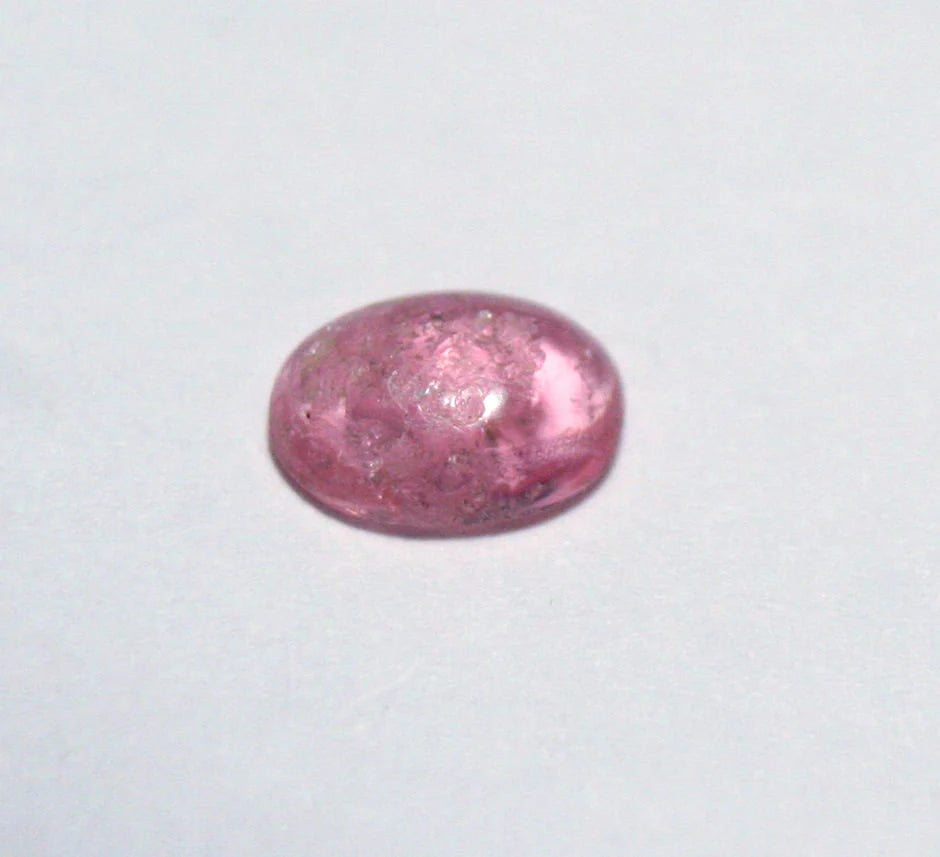 Pezzottaite Cabochon 0.32ct Ultra Rare Raspberry Beryl - Madagascar 5.5x4mm