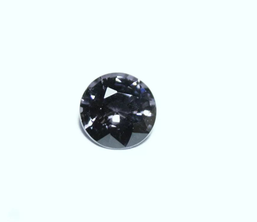 Mahenge Dark Indigo Spinel 1.47ct Unique Indigo Natural Spinel Round Cut Gem 7x7