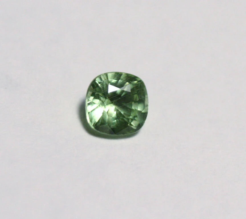 Merelani Mint Grossular Garnet 0.44ct Rare Faceted Garnet Fluorescent Gem 4x4mm